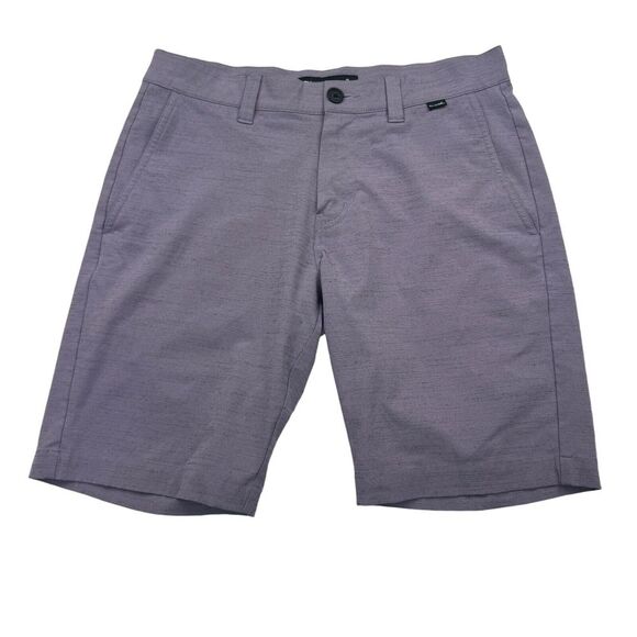 Travis Mathew Shorts Mens 30 Purple Hybrid Performance Golf Pockets Flat Front - Picture 1 of 6